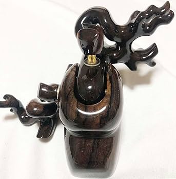 Amazon | ヘラブナ万力 天然木黒柿 大砲万力 中型万力 ロッドホルダー