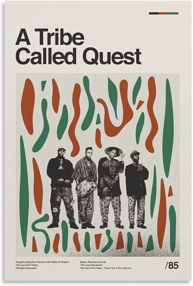 Amazon.co.jp: A Tribe Called Quest ポスター キャンバスポスター