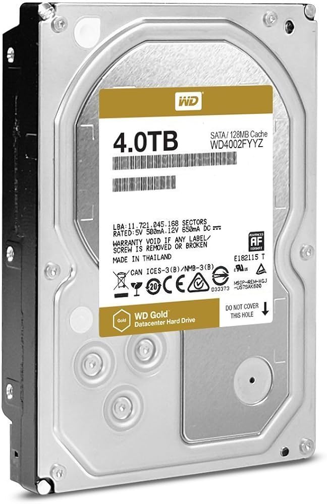 Amazon.com: WD Gold 4TB Enterprise Class Hard Disk Drive - 7200