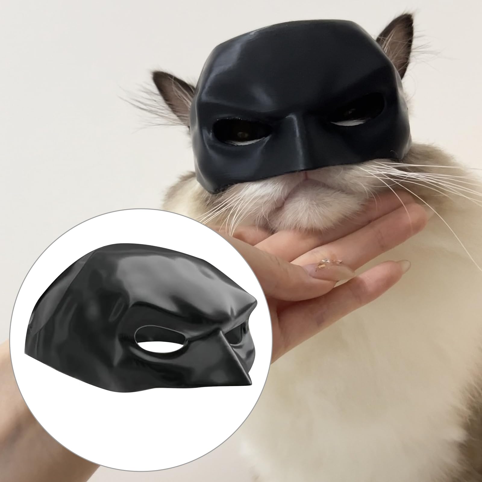 Amazon.co.jp: [HARUMAKI] 猫バットマンマスク バットキャットマスク