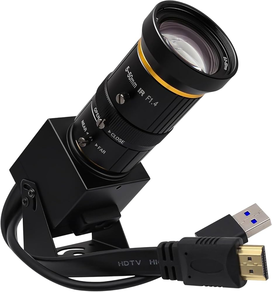 Amazon.co.jp: HDMI USB Camera 4K 60FPS ウェブカム USB3.0 10倍光学
