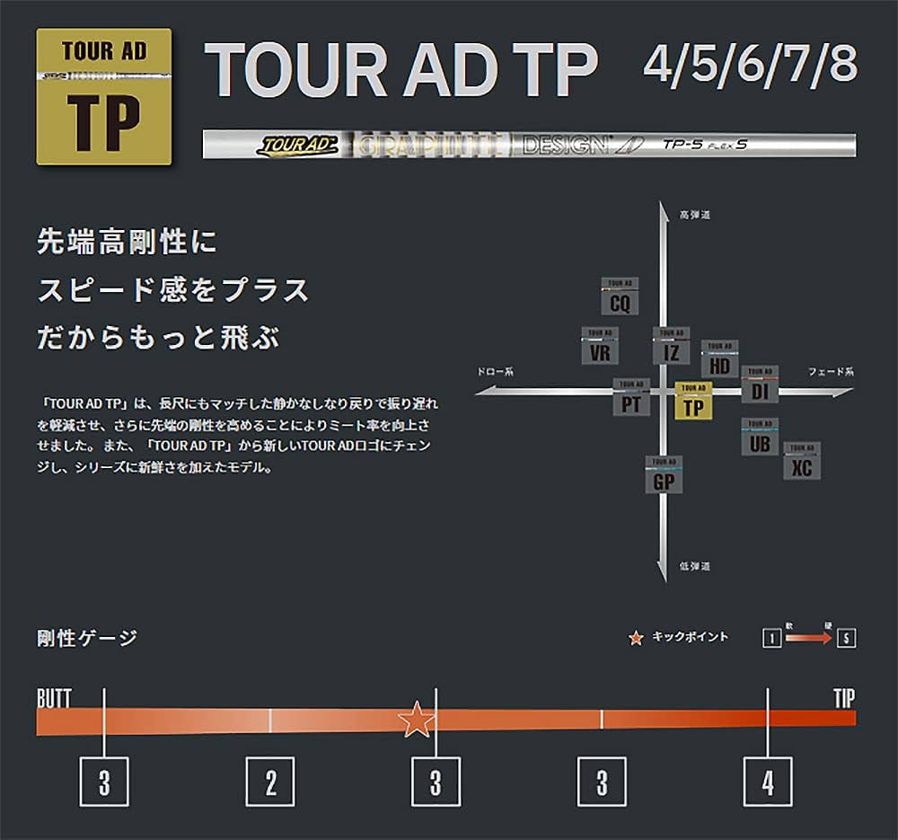 Amazon.co.jp: GRAPHITE DESIGN(グラファイトデザイン) TOUR AD TP-6