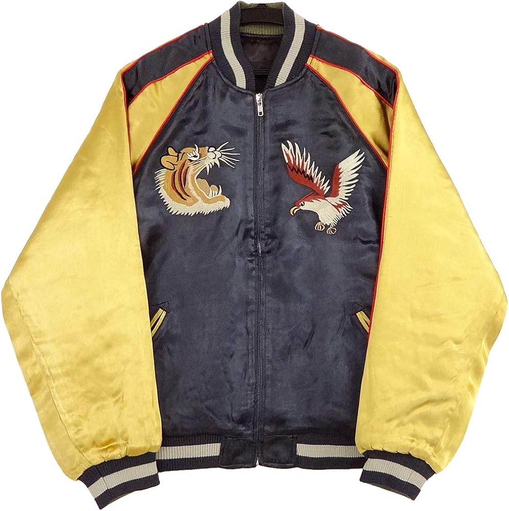 Amazon | [バックストリートクローラー] 虎鷹地図 スカジャン (Mサイズ