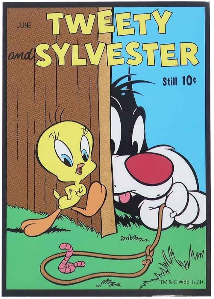 Amazon | トゥイーティー＆シルベスター[ダイカット ビニール