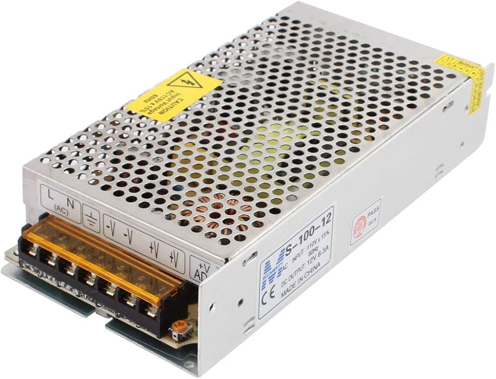 Amazon.co.jp: Aexit LED用AC 110VからDC 12V 8.3A 100Wスイッチ電源