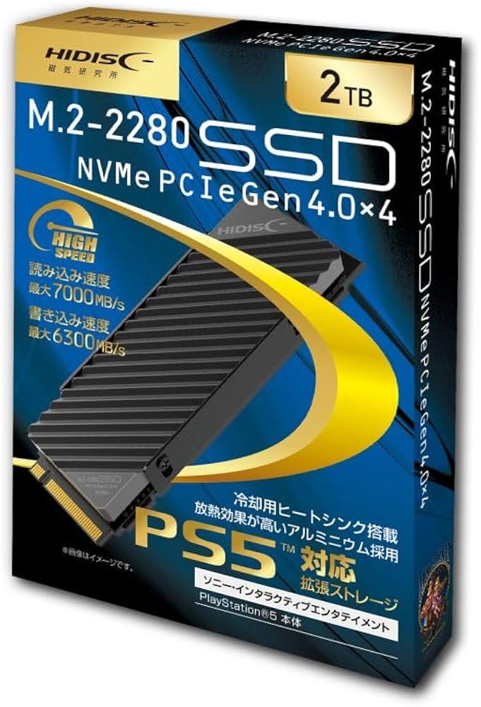 Amazon | HIDISC NVMe SSD 2TB M.2 2280 PCI-e Gen4.0x4 HDM2P3X4N2T
