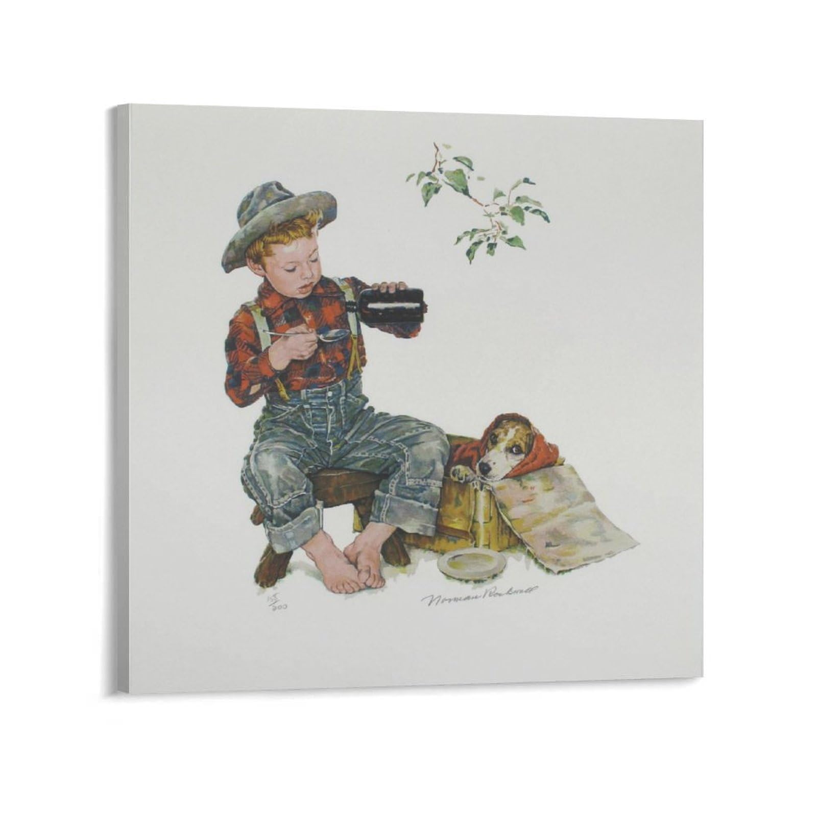 Amazon.co.jp: Norman Rockwell ノーマンロックウェル（男の子と犬