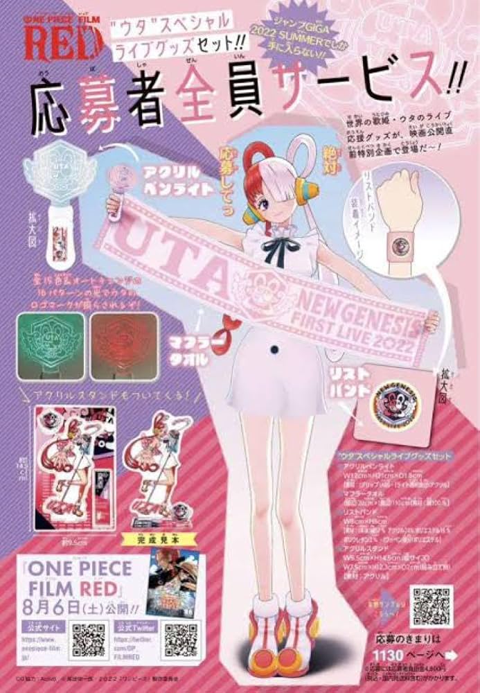 Amazon.co.jp: ONEPIECE ワンピース ウタ グッズ セット : おもちゃ