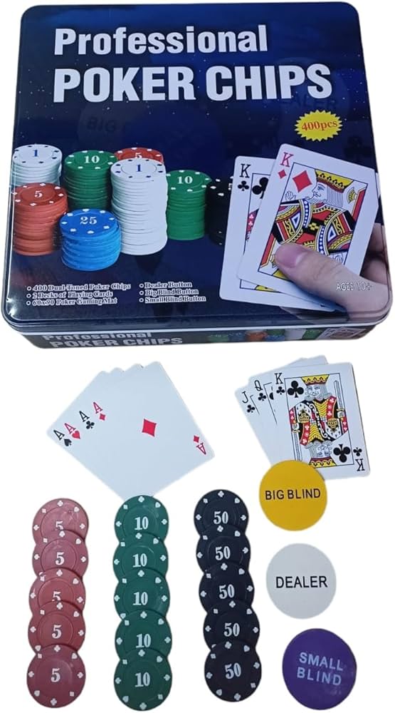 Smoneo 400 Piece Casino Style Poker Chips Set Rummy Counter Token