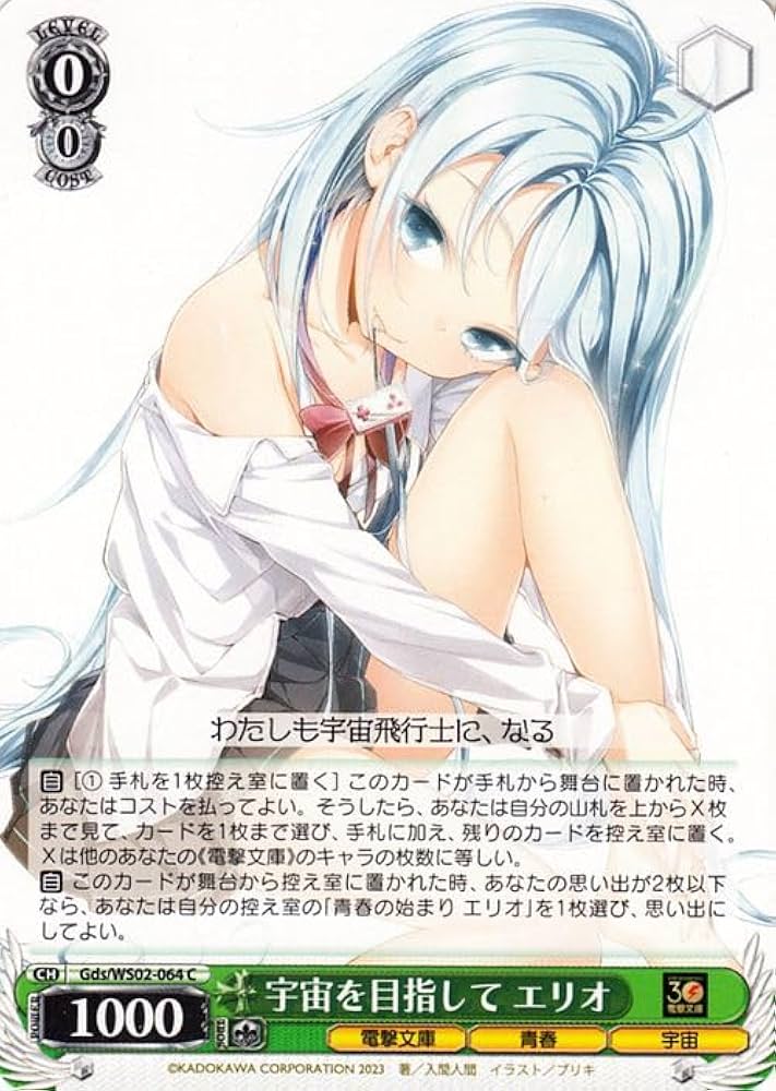 Amazon.co.jp: ヴァイスシュヴァルツ 電撃文庫 宇宙を目指して エリオ