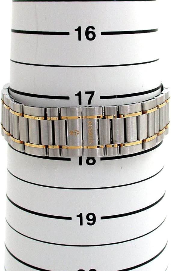 Amazon | [コルム]CORUM 腕時計 ロムルス K18 コンビ ブロックブレス