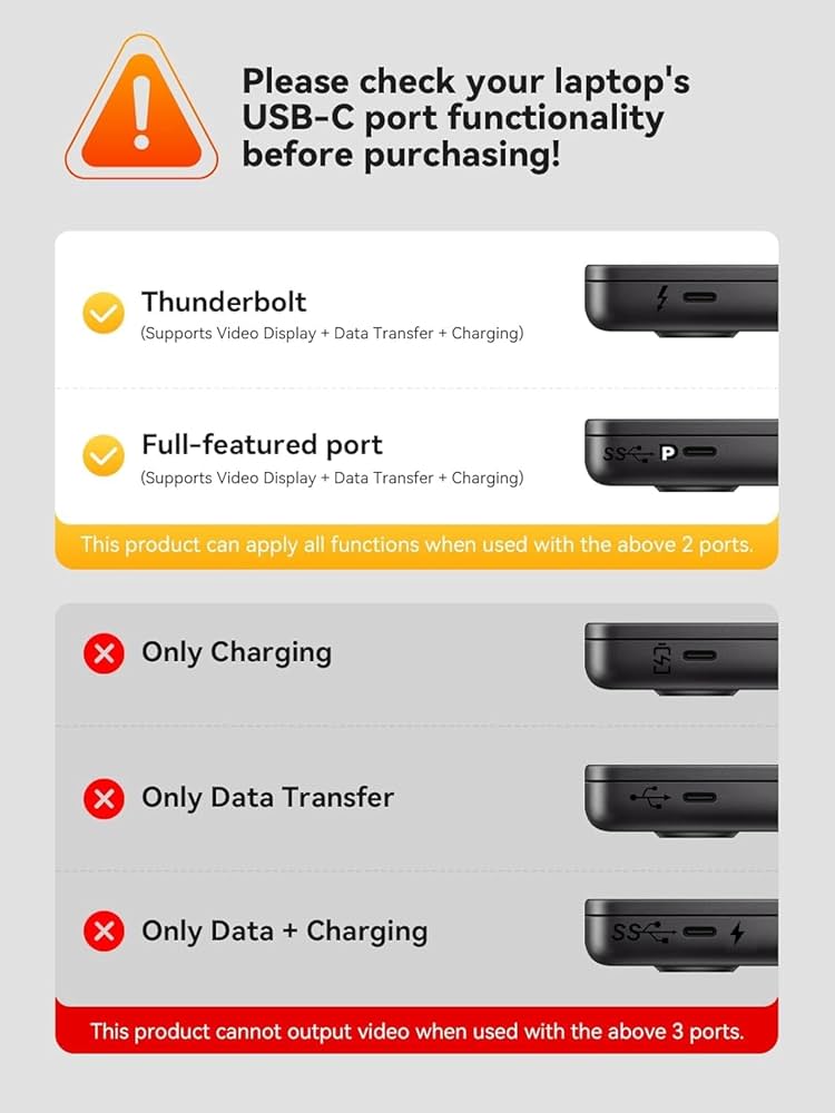 Amazon.com: Laptop Docking Station Stand for mac, QUUGE 8 in 1 USB