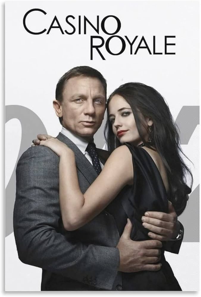Amazon｜映画ポスター007カジノロワイヤルポスター キャンバスポスター