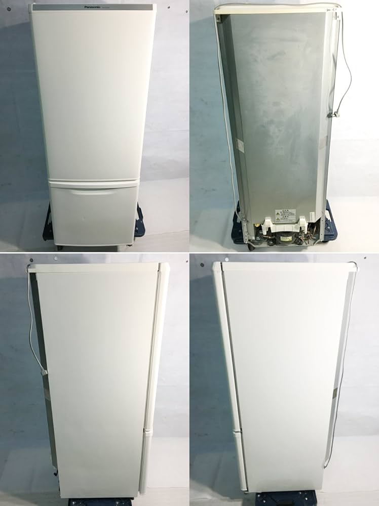 Amazon.co.jp: パナソニック 2ドア冷蔵庫（168L） NR-B175W-W ホワイト