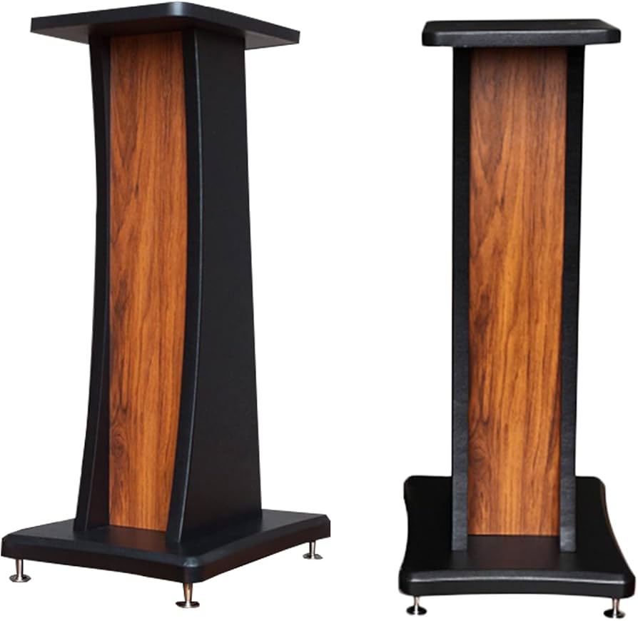 Amazon.co.jp: スピーカースタンド、2個の木製25°アークデザイン