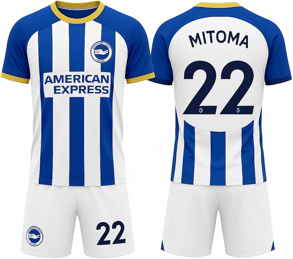 Amazon.co.jp: 三笘薫 Mitoma Kaoru ブライトン サッカーユニフォーム