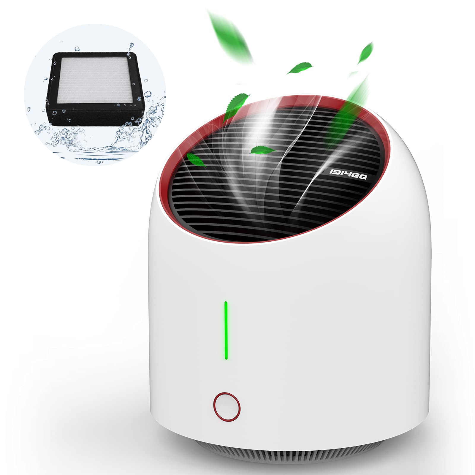 Amazon | 空気清浄機 小型 活性炭フィルター 15畳適用 充電式10時間