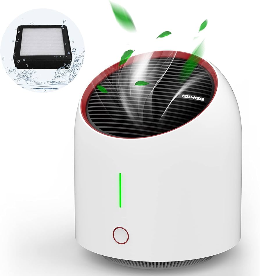 Amazon | 空気清浄機 小型 活性炭フィルター 15畳適用 充電式10時間