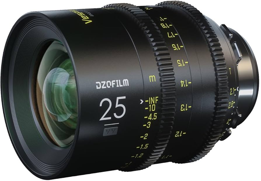 Amazon.com : DZOFILM Vespid Prime 25mm T2.1 Cinema Lens for PL