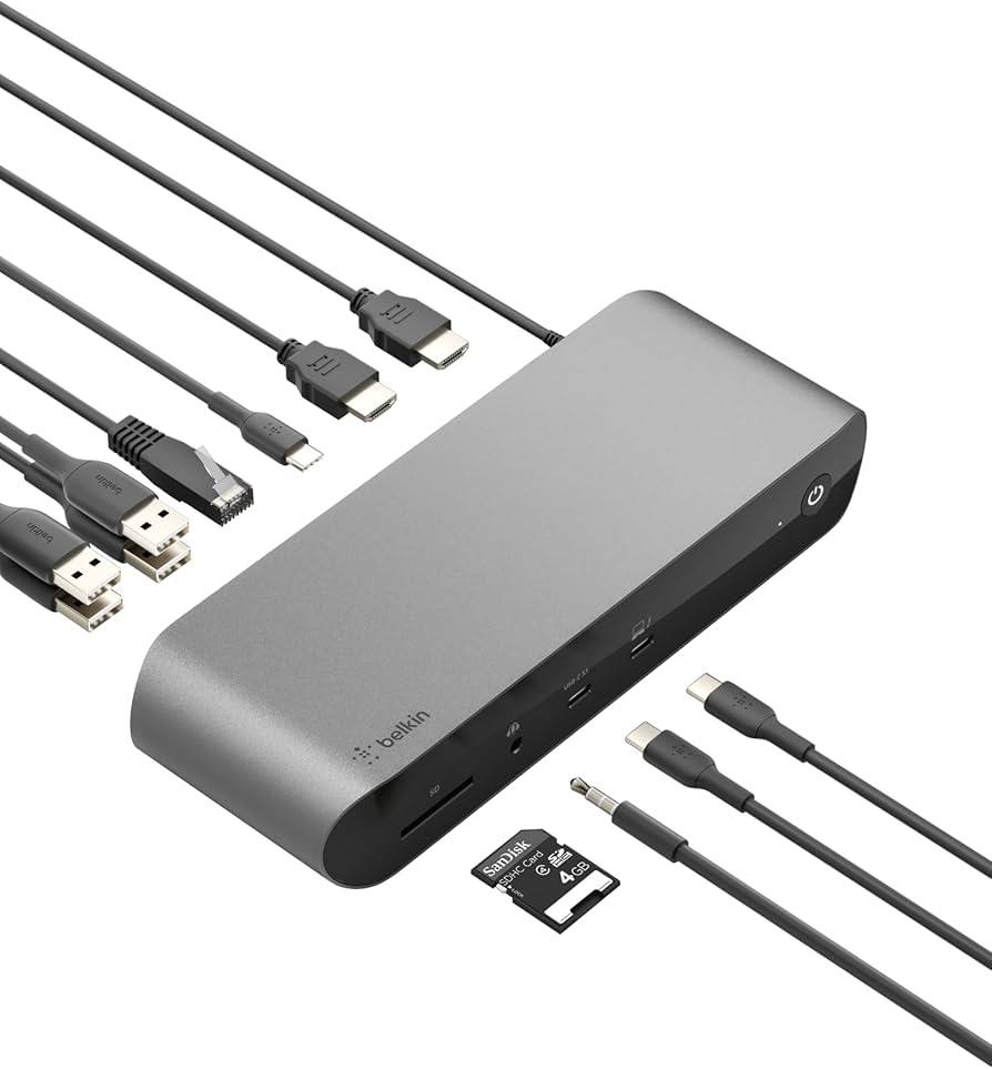 Amazon.co.jp: Belkin Thunderbolt 4 ドッキングステーション 90W