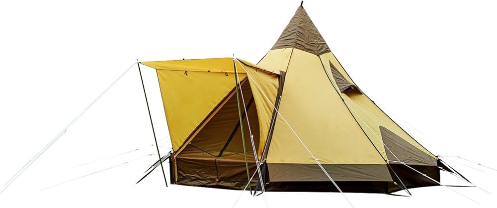 Amazon | ogawa(オガワ) テント ピルツ12 [5~6人用] ブラウン×サンド