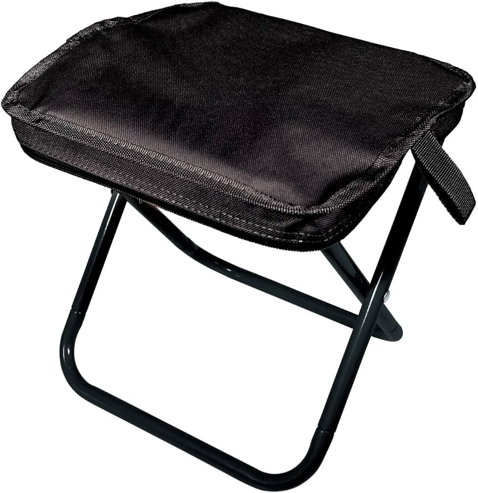 Amazon.co.jp: 折りたたみポケットチェア ブラック : スポーツ＆アウトドア