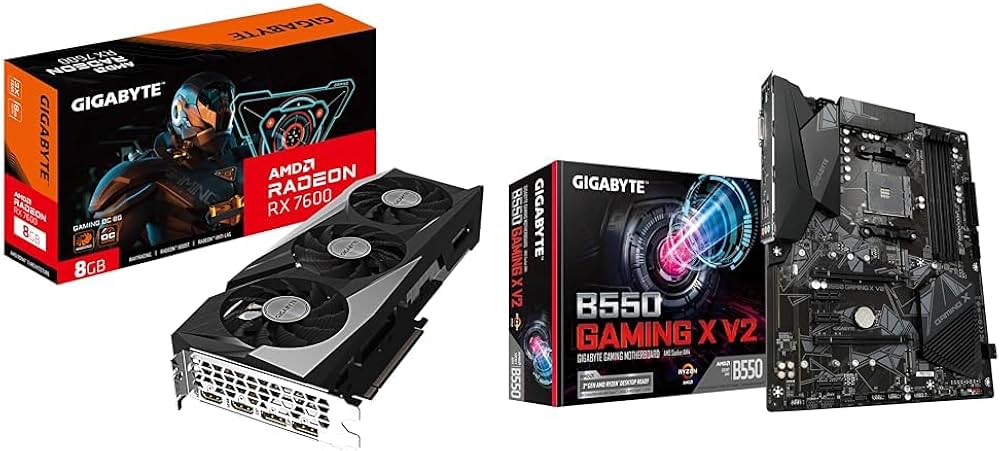 Amazon | 【セット買い】GIGABYTE AMD Radeon RX7600搭載 グラフィック