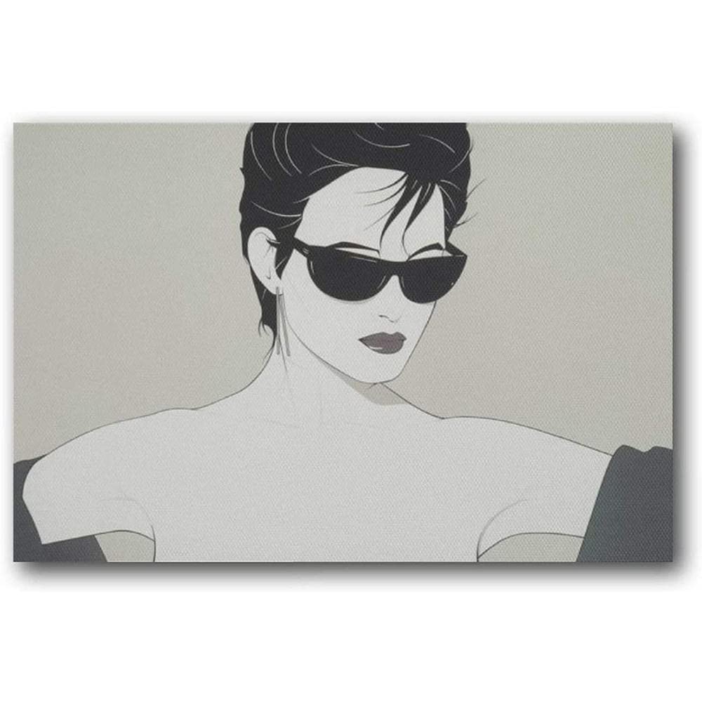 Amazon｜ファッション レディ ウィズ サングラス ポスター パトリック