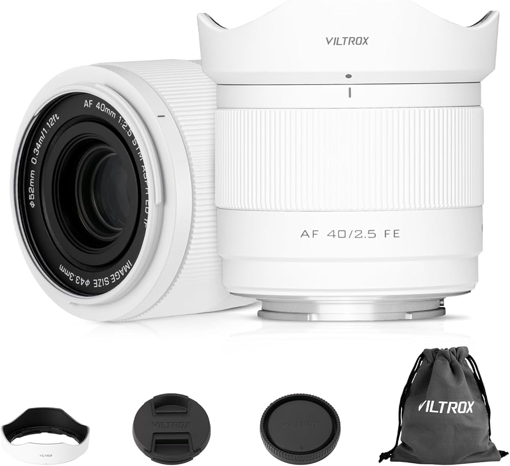 Amazon.co.jp: VILTROX AF 40mm F2.5 FE Eマウント レンズ SonyE