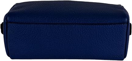 Prada Contenitore Baltico Navy Vitello Daino Leather Vanity Case