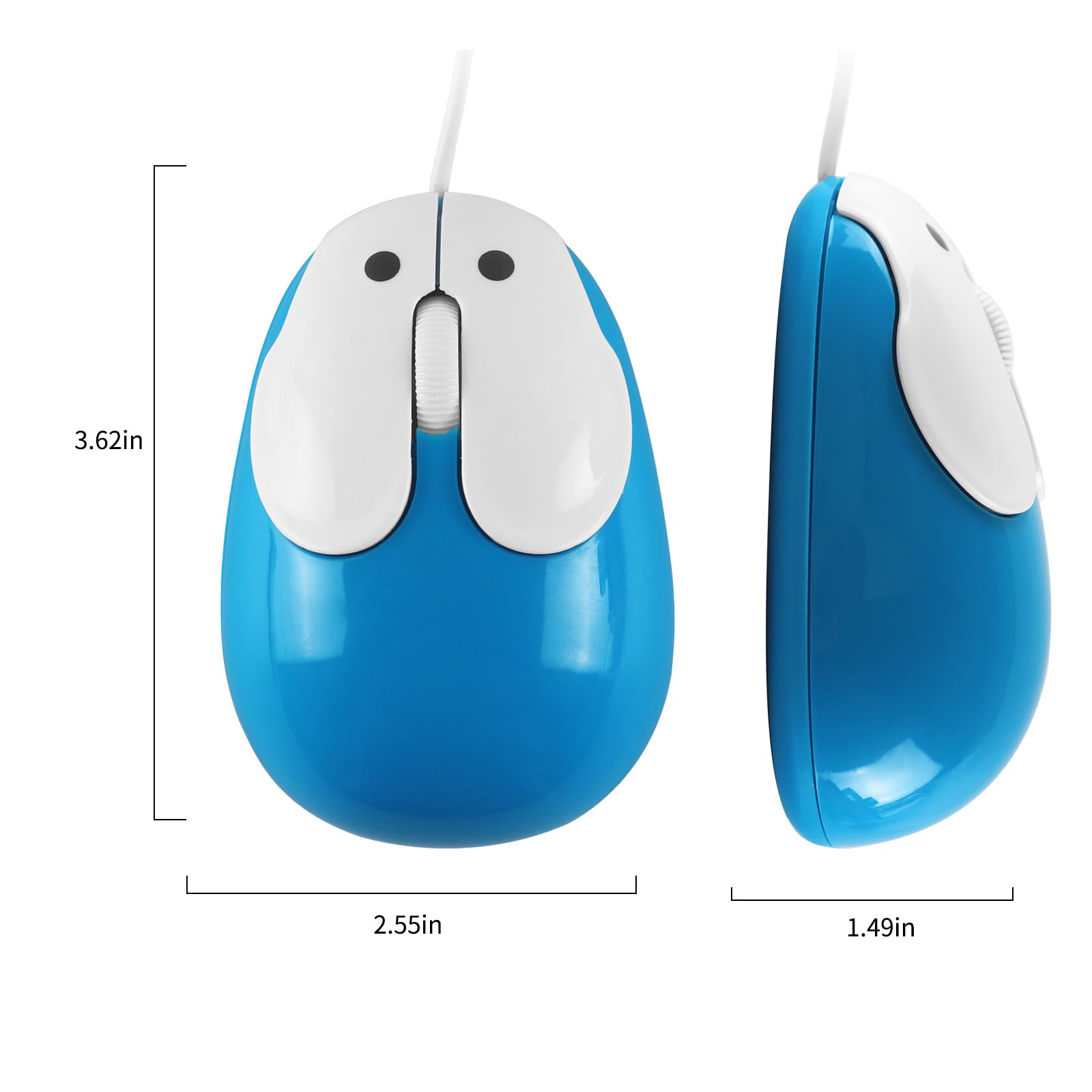 Amazon.com: Samudgate Cute Wired Mouse, Small Rabbit Shape USB