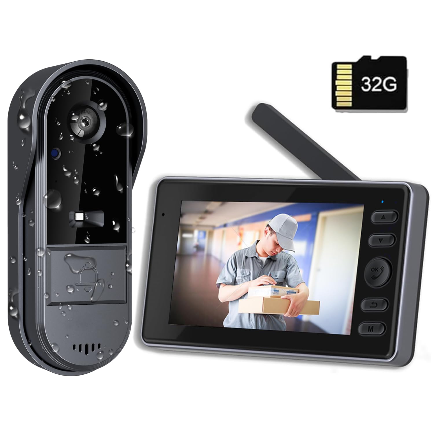 Amazon.co.jp: ZAIDER テレビドアホン カメラ付き インターホン 工事