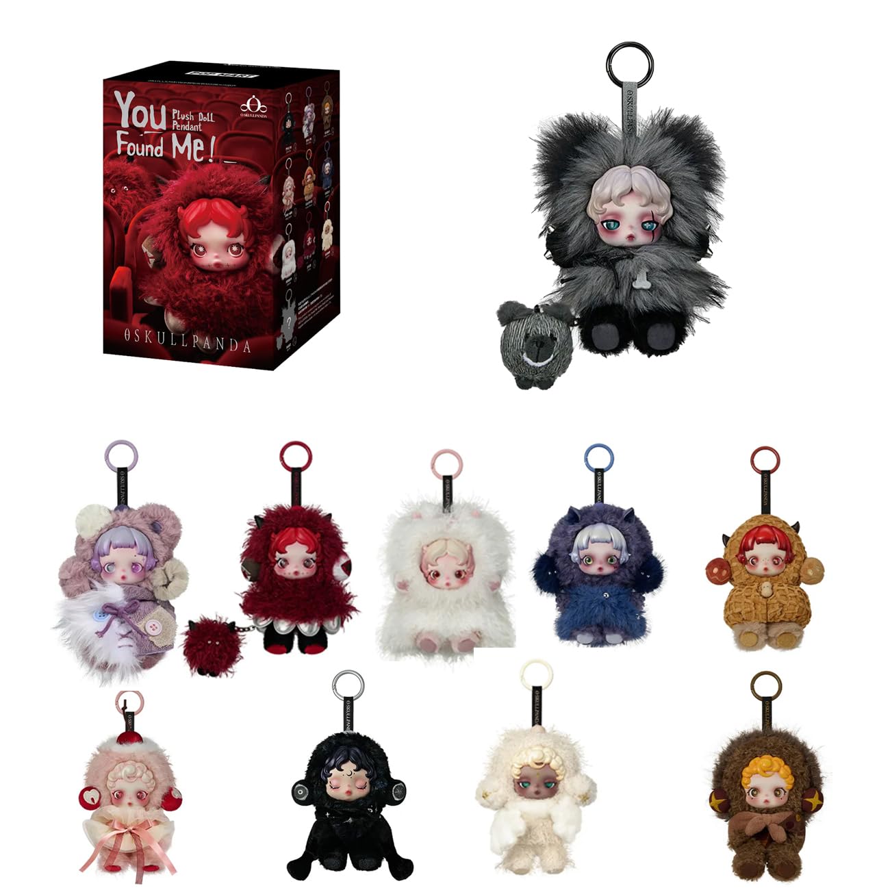 Amazon.co.jp: POP MART SKULLPANDA You Found Me! シリーズ