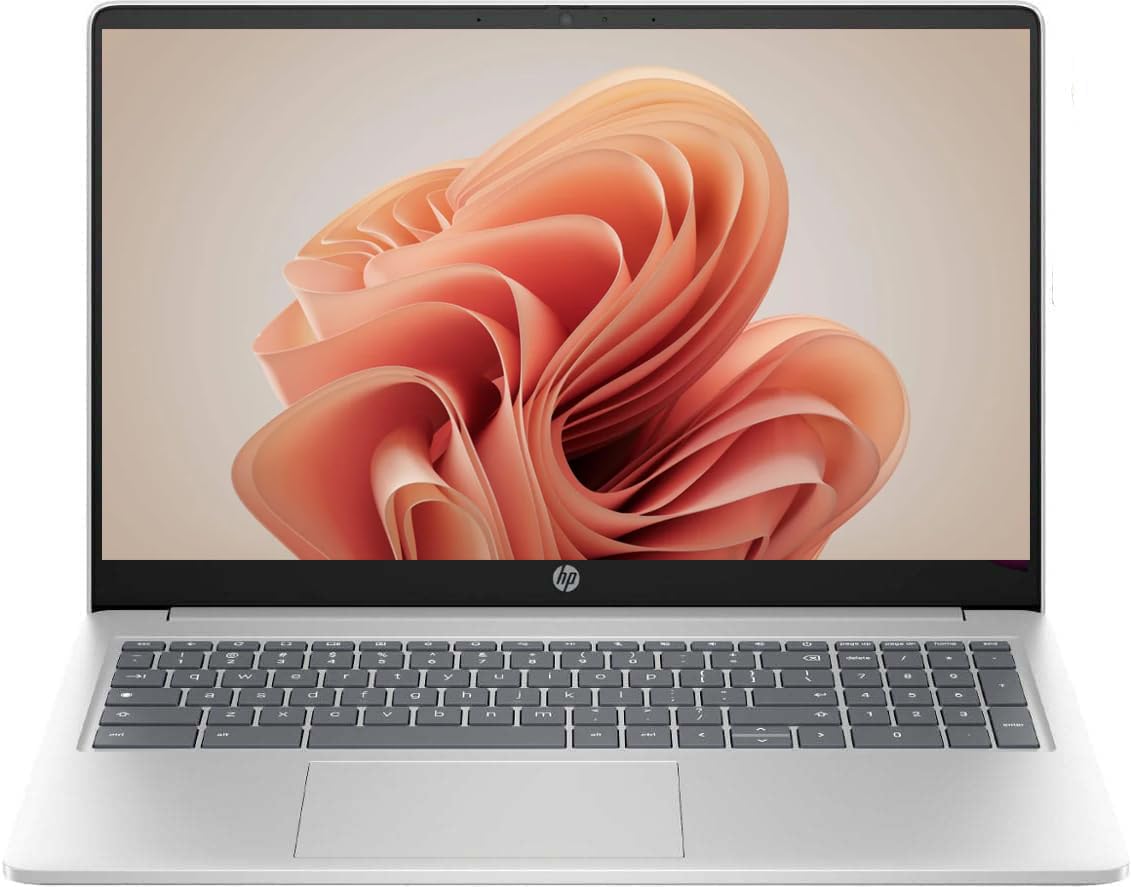 Amazon.com: HP Laptop 15 Chromebook in Silver 15.6in HD Pentium