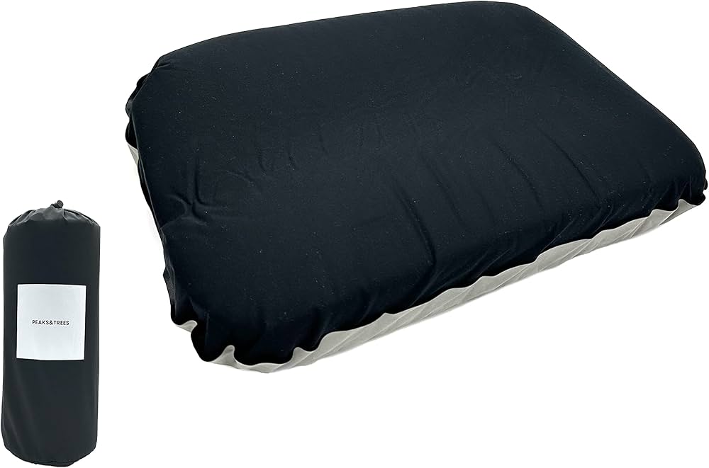 Amazon | PEAKS＆TREES キャンプ 枕 収納袋付き アウトドア 寝具 車