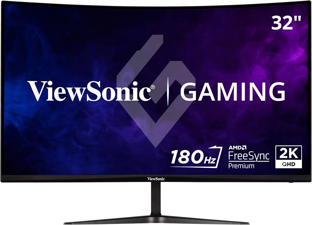 Amazon.co.jp: ViewSonic Omni VX3218C-2K 32 Inch Curved 1ms 1440p