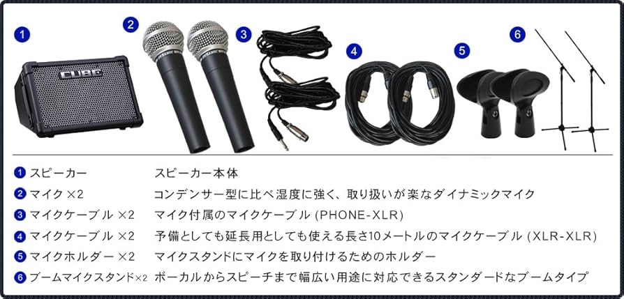 Amazon | 簡易PAセット/出力50W Roland Cube Street EX(ボーカル