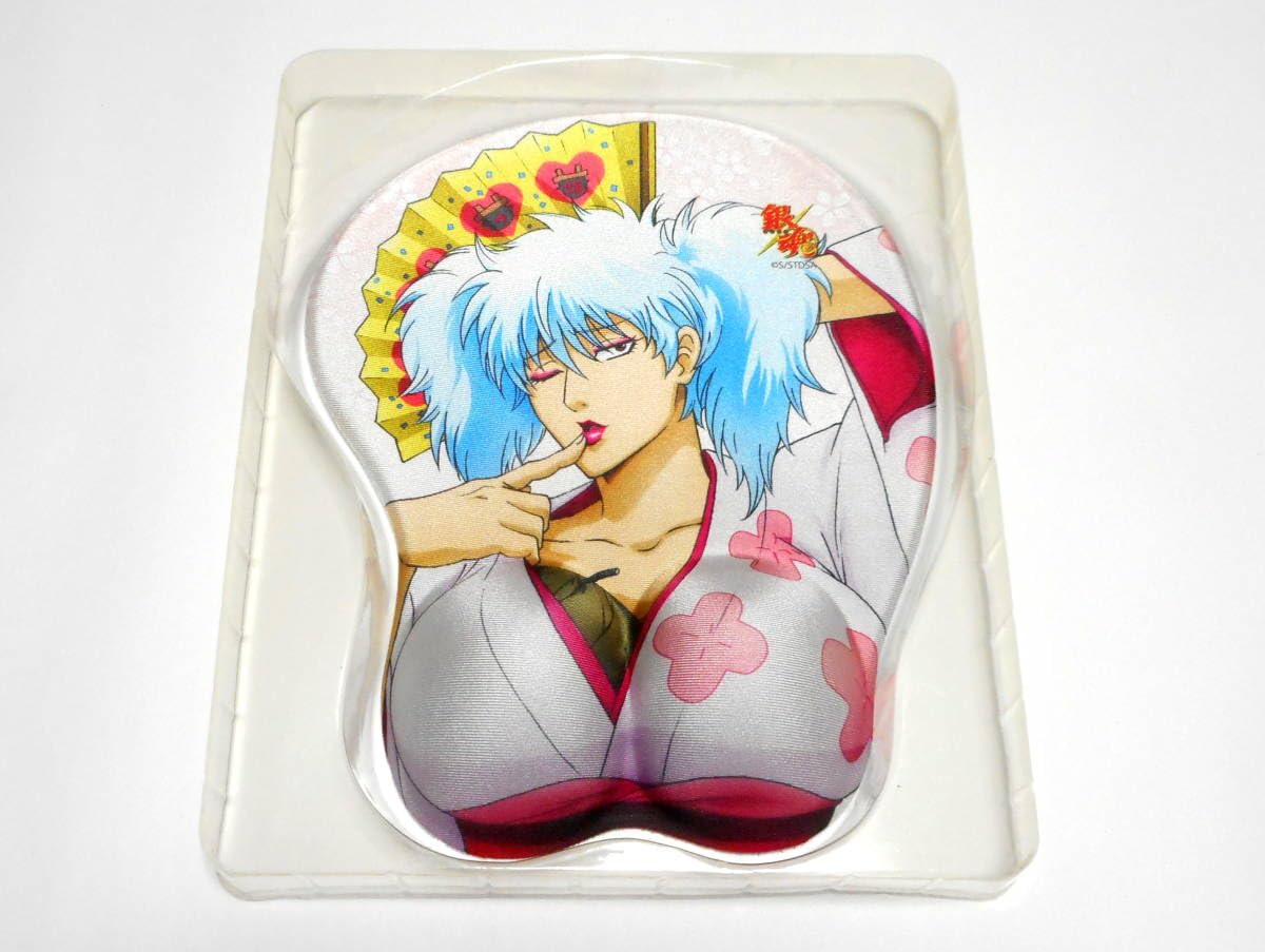 Amazon.co.jp: 銀魂 立体マウスパッド 坂田銀時 パー子 ブロマイド付き