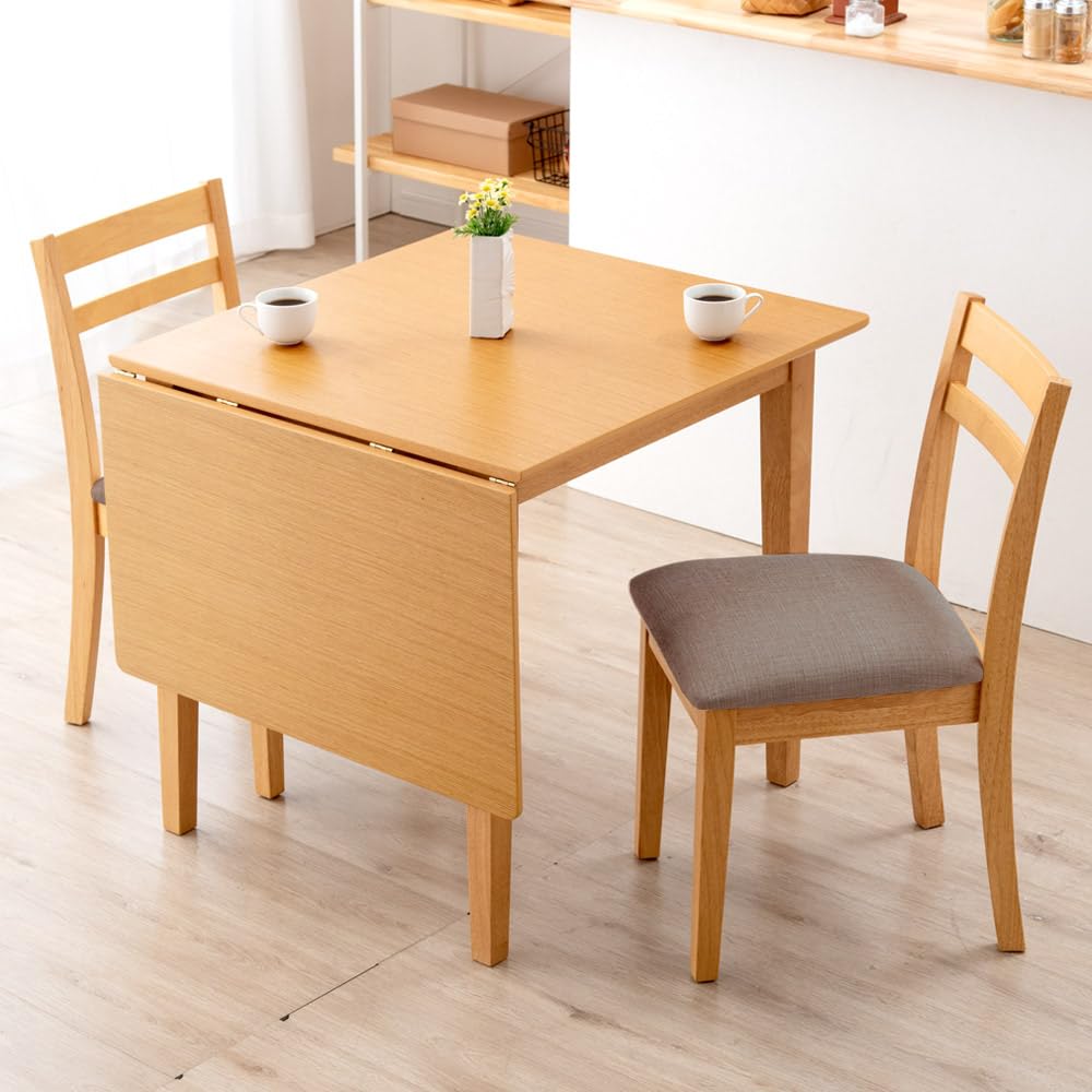 Amazon｜タンスのゲン ダイニングテーブルセット 伸長式 テーブル