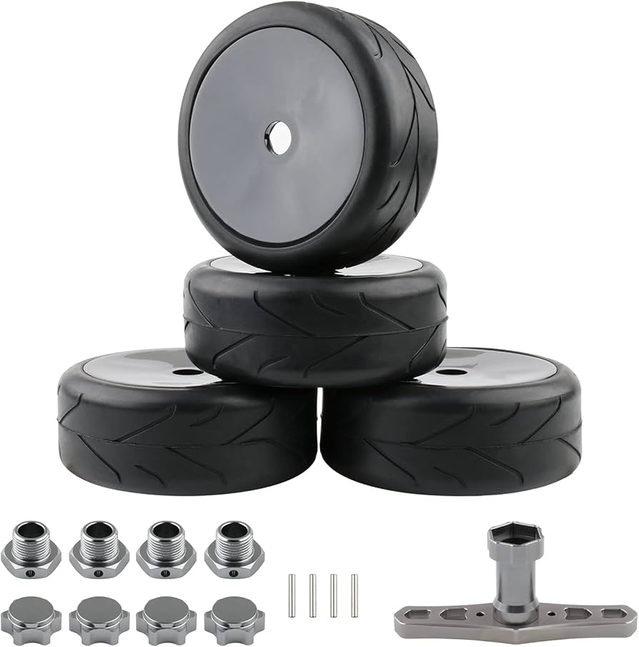 Amazon.co.jp: Rchobbytop 1:8 RCバギータイヤ & ホイール