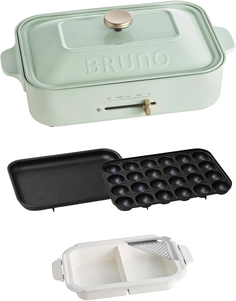 Amazon.co.jp: BRUNO ブルーノ コンパクトホットプレート 本体