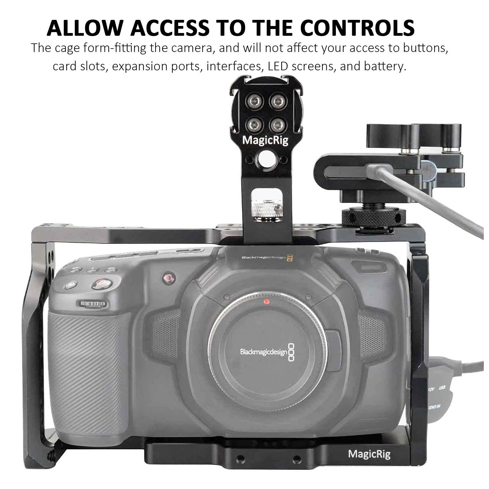 BMPCC 4K ＋ SmallRig ケージ・ハンドル付き