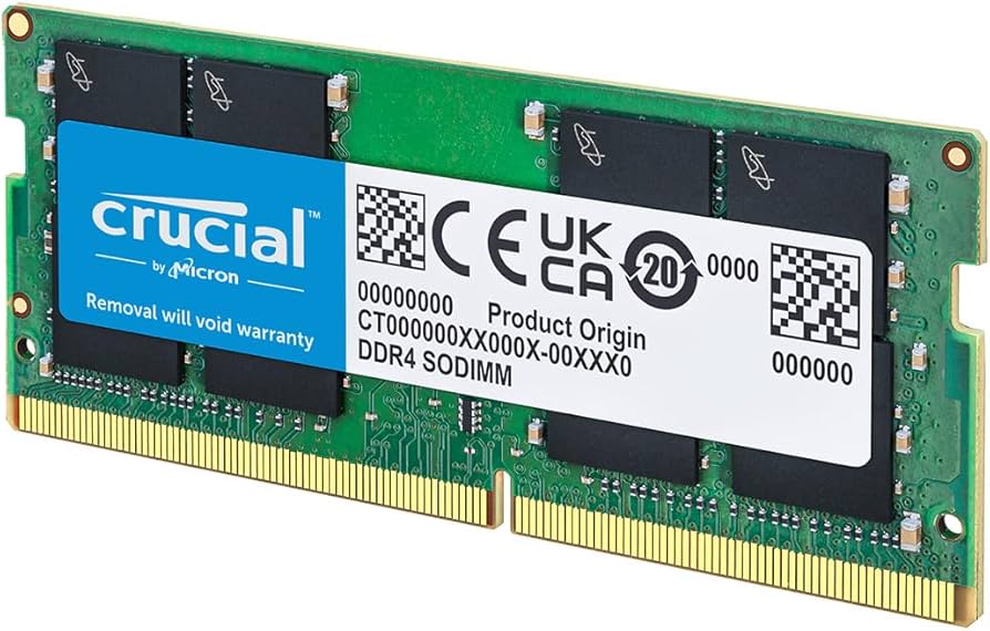 Crucial 8GB, 260-pin SODIMM, DDR4 PC4-19200, at Amazon.com