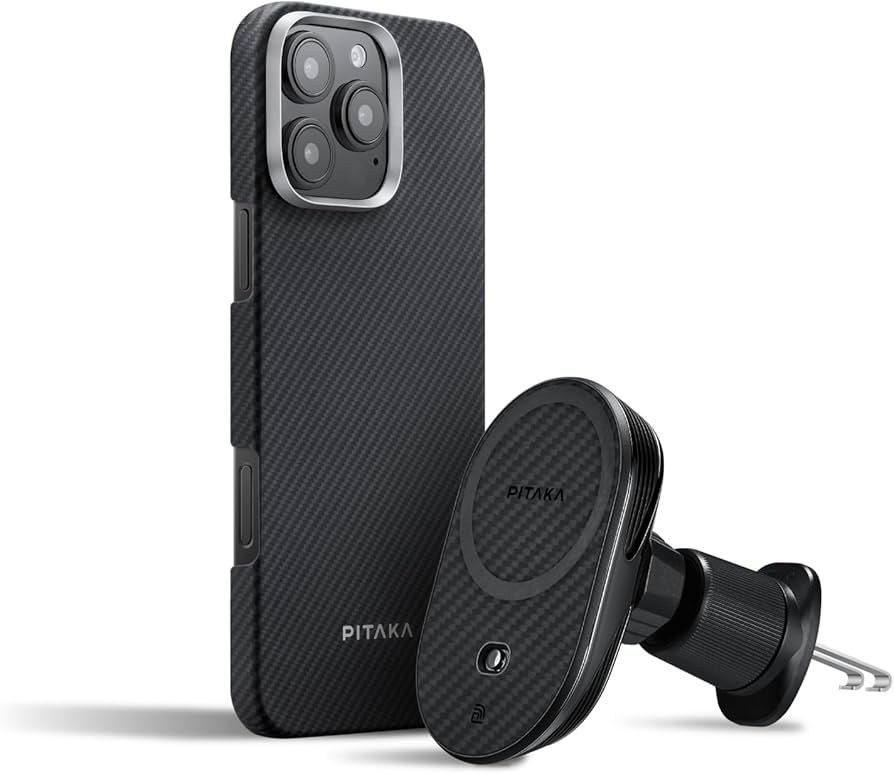 Amazon.com: pitaka Ultra Slim Case for iPhone 16 Pro with MagSafe