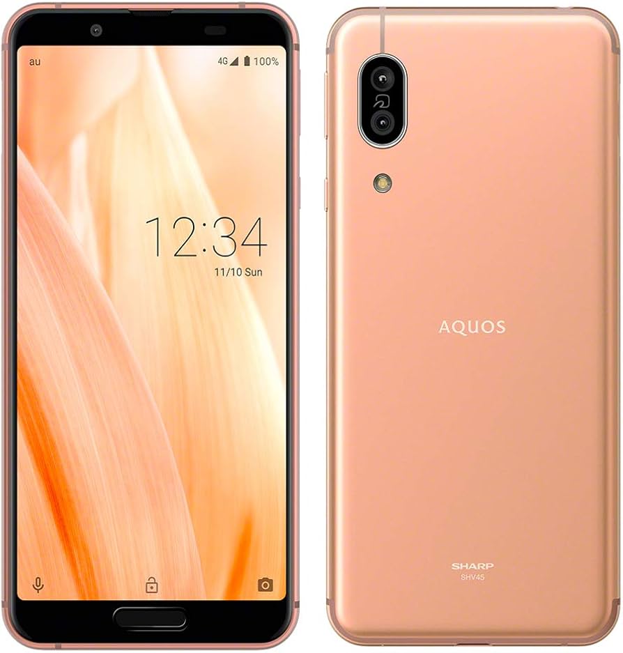 Amazon | AU AQUOS sense3 SHV45 Light Copper ライトカッパー 白ロム