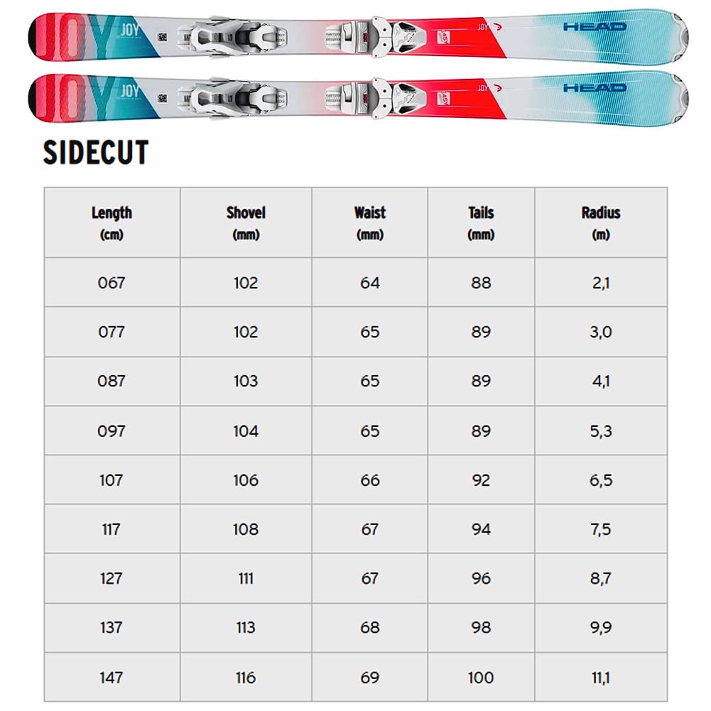 Amazon | HEAD Joy Easy JRS、サイズ:107、カラー:wh/mi (314341107