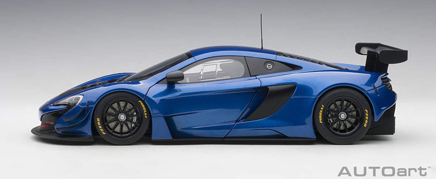 Amazon | AUTOart 1/18 マクラーレン 650S GT3 メタリックブルー 完成