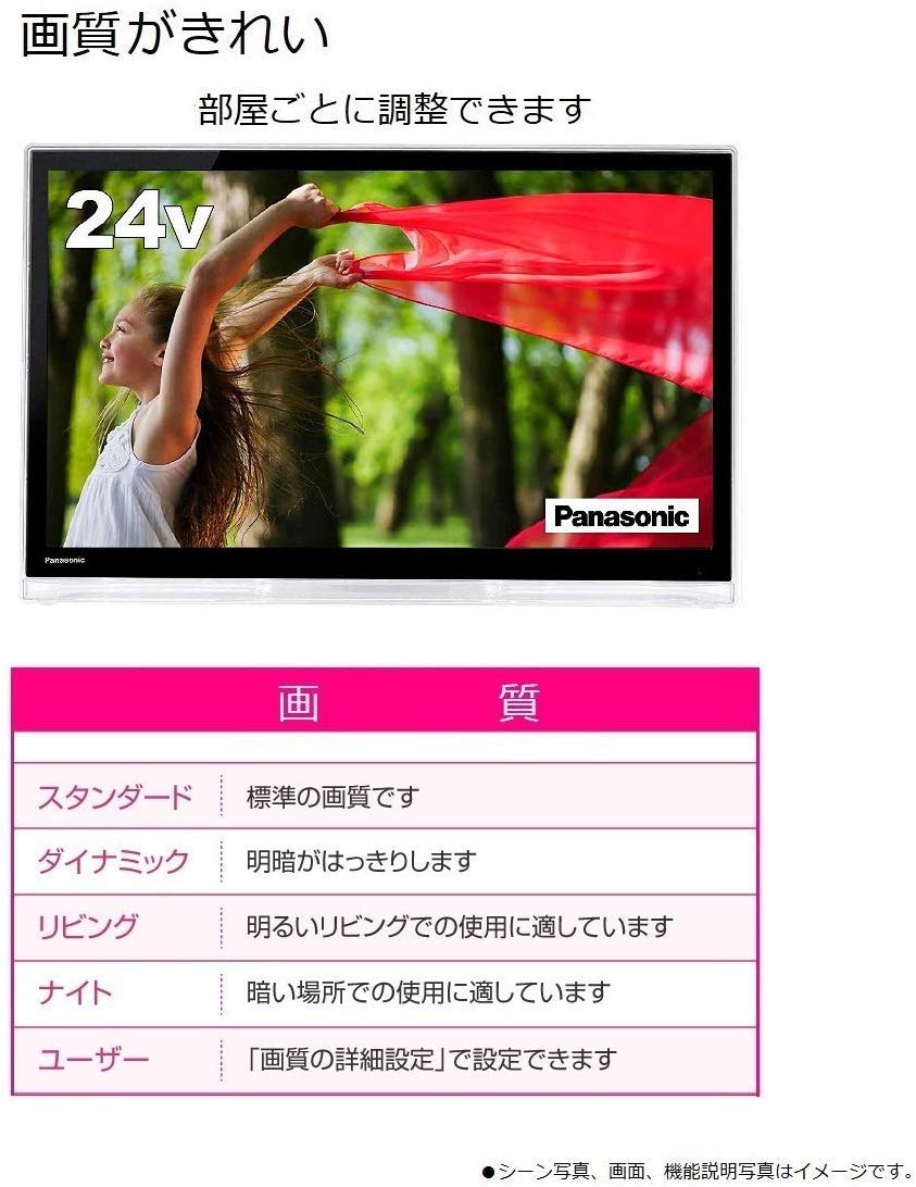 Amazon | パナソニック 24V型 液晶 テレビ プライベート・ビエラ UN