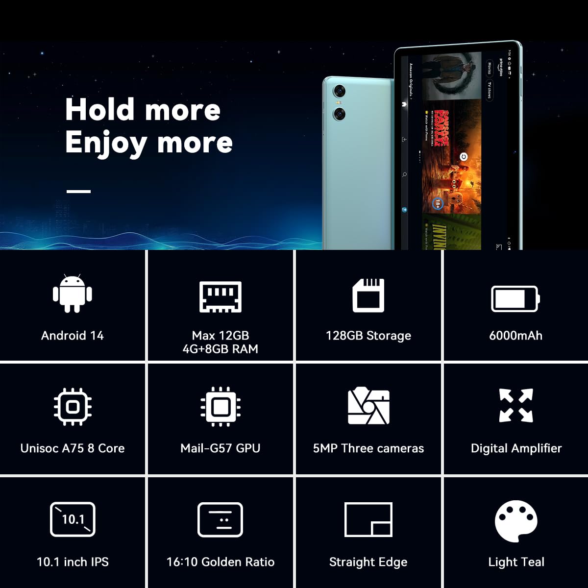 Amazon.co.jp: SVITOO Android 14 タブレット 10インチタブレット P10