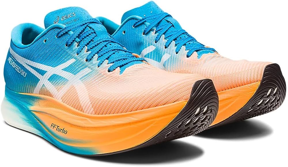 Amazon | asics(アシックス) METASPEED SKY+ ORANGE POP/ISLAND BLUE